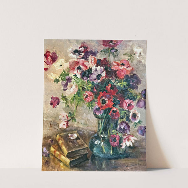 The bouquet of anemones by Luce Boyals