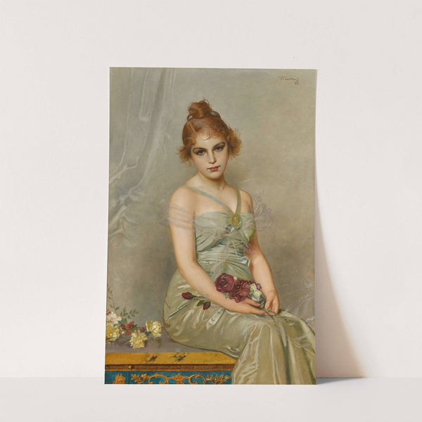 The Bouquet by Vittorio Matteo Corcos