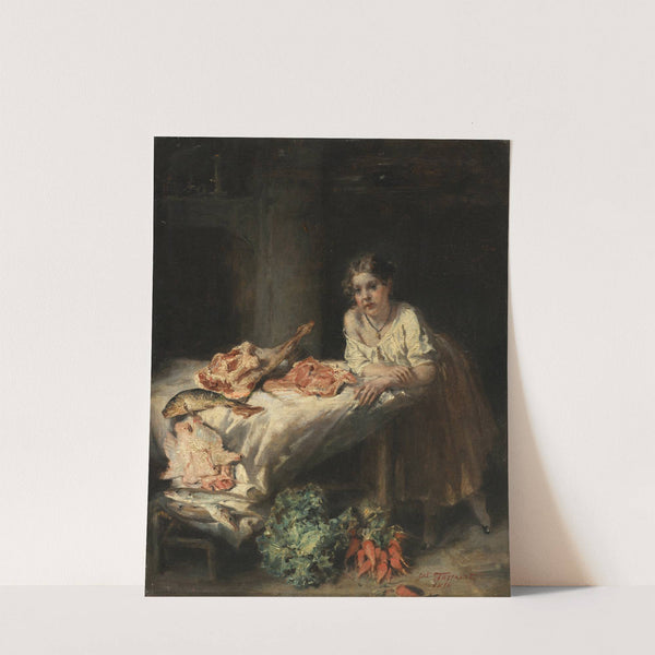 The Bourgeois&#039; Kitchen by Octave Tassaert