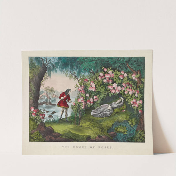 The Bower of roses by Currier & Ives.