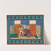 The boy and the man reclining by Owen Jones