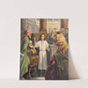 The boy Jesus in the temple by Stecher Litho. Co