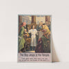 The boy Jesus in the Temple (1905) by Stecher Litho. Co