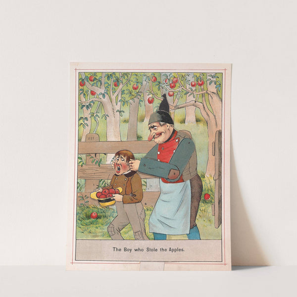 The boy who stole the Apples by Lothar Meggendorfer