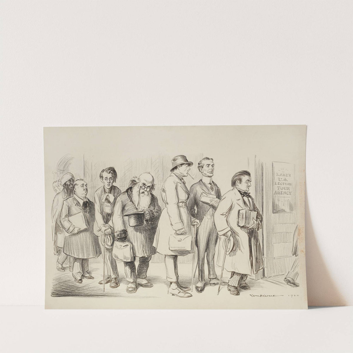The Bread Line (1920) by William Henry Walker