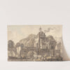 The Bridge at Bridgnorth in Shropshire by Paul Sandby