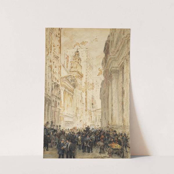 The Broad Exchange, Broad Street, New York by Colin Campbell Cooper