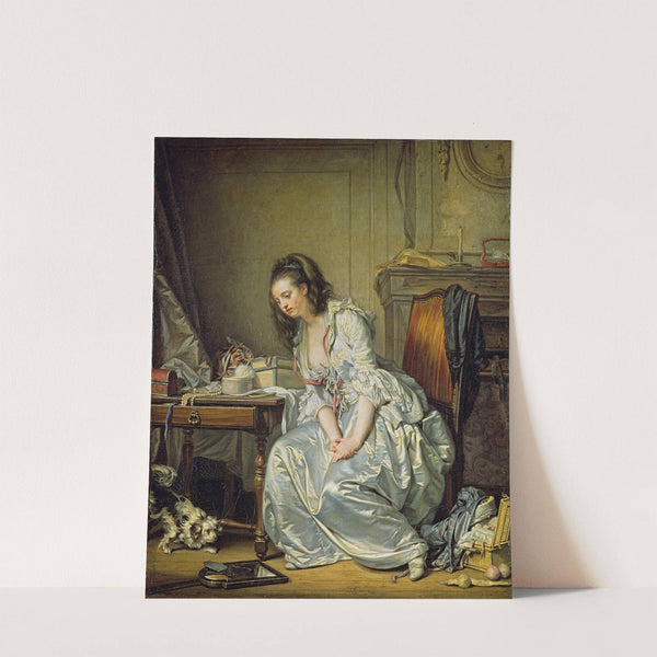 The Broken Mirror by Jean-Baptiste Greuze