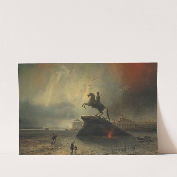 The Bronze Horseman by Henriette Gudin