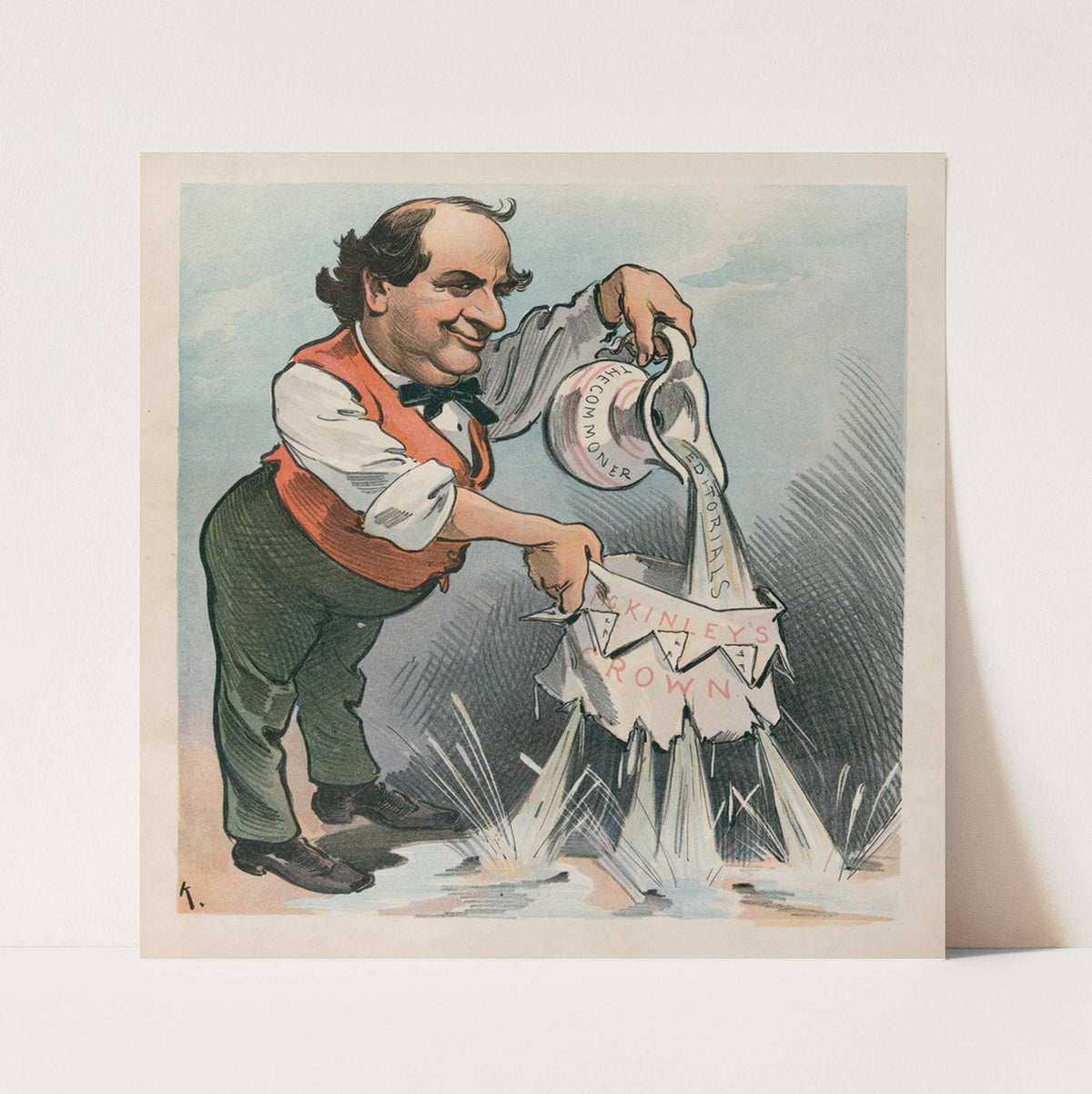 The new baby (1907) by Udo Keppler