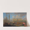 The Bucintoro Departing from the Bacino di San Marco (1710) by Luca Carlevarijs