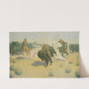 The buffalo runners (1905) by Frederic Remington