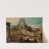 The Building Of The Tower Of Babel by circle of Louis de Caulery