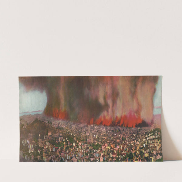 The burning of San Francisco (c1911) by Harry Sterling Hooper