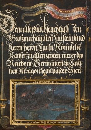 The Burning of Troy; Banner of the House of Hapsburg (1561–1596)