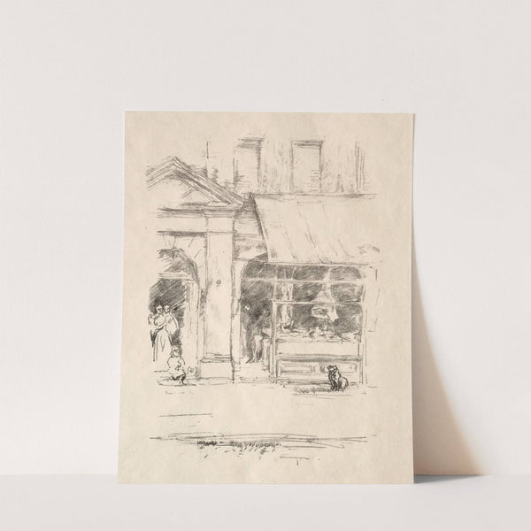 The Butcher’s Dog (1896) by James Abbott McNeill Whistler