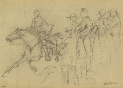 The C. de Paris riding into Yorktown with the first clear account of affairs at Williamsburg