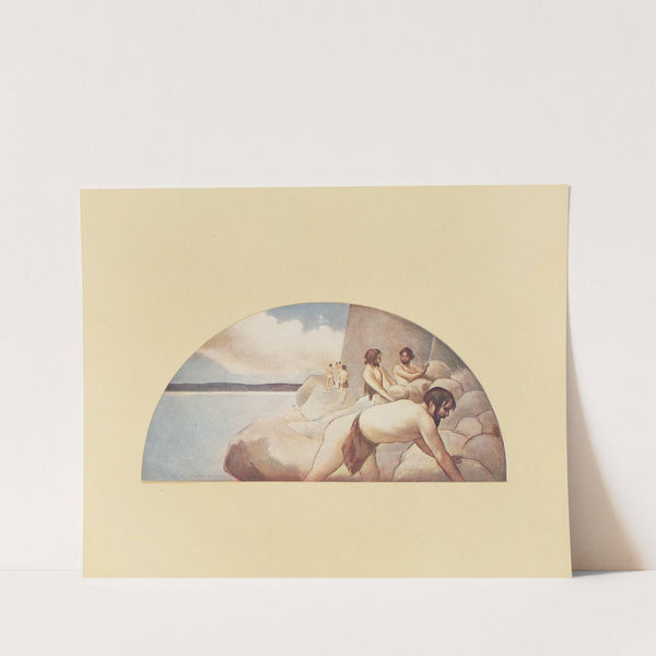 The Cairn (After John White Alexander) (1902) by A.V. Nye