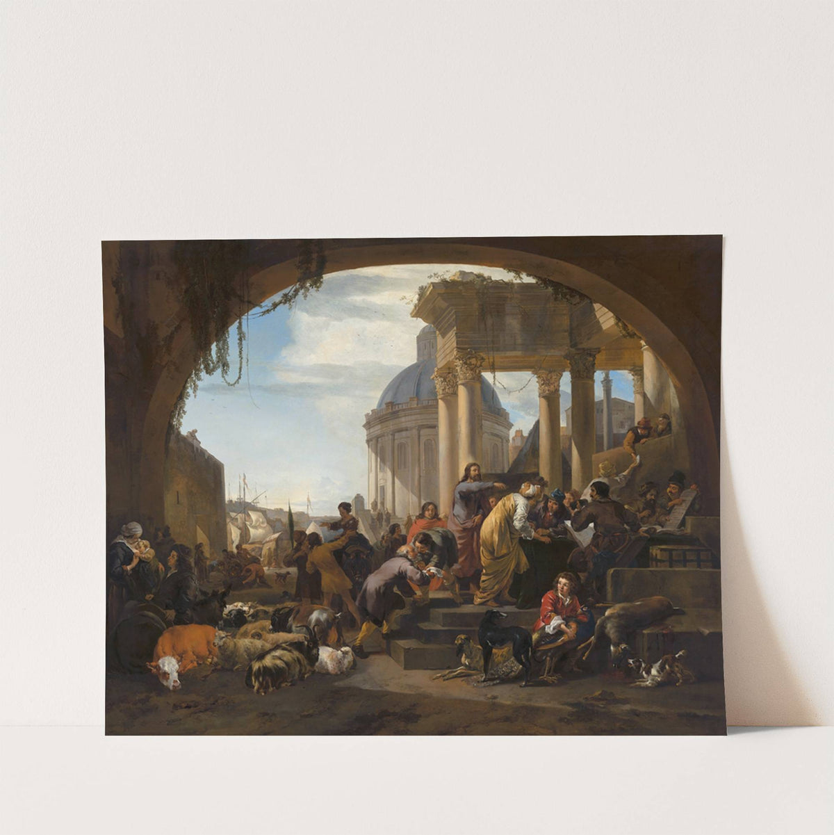 The Calling of St Matthew by Nicolaes Pietersz. Berchem