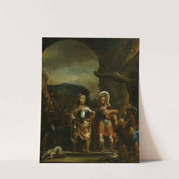 The calm Fabricius in the army camp of Pyrrhus (1655 – 1656) by Ferdinand Bol