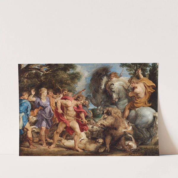 The Calydonian Boar Hunt by Peter Paul Rubens