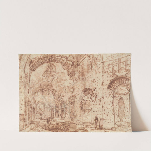 The &#039;Canopus&#039; of the Villa Adriana at Tivoli by Giovanni Battista Piranesi