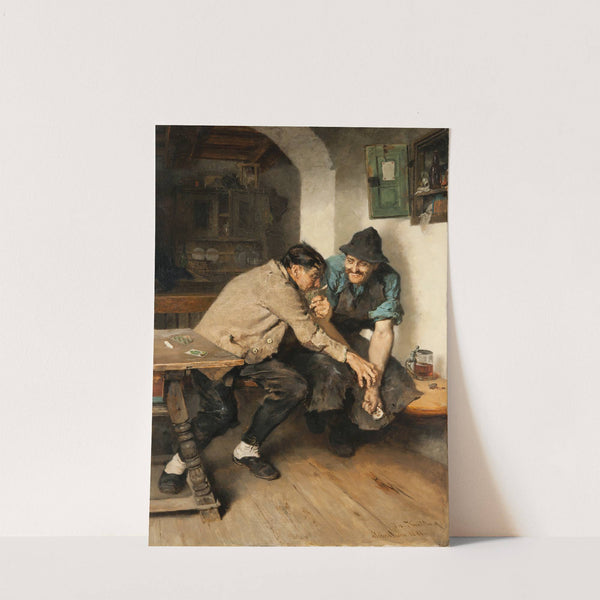 The Card Players by Joseph Knilling