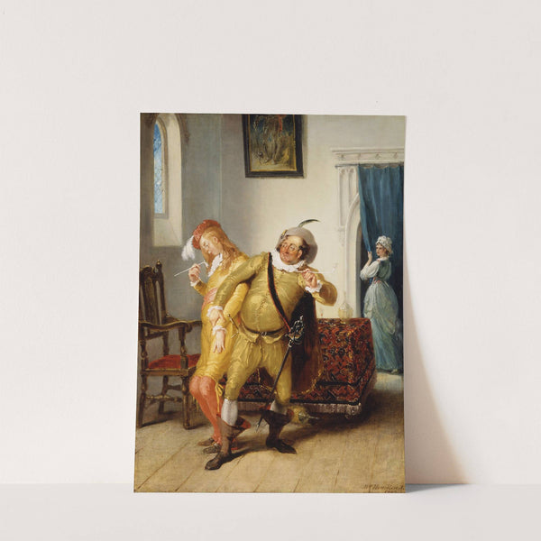 The carousing of Sir Toby Belch and Sir Andrew Aguecheek (1792) by William Hamilton