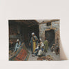 The carpet merchant by Alphons Leopold Mielich