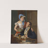 The Cartographer Professor Josef Jüttner and His Wife (1824) by Ferdinand Georg Waldmüller
