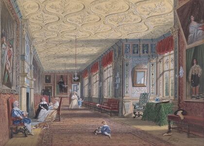 The Cartoon Gallery, Knole, Kent (1871)