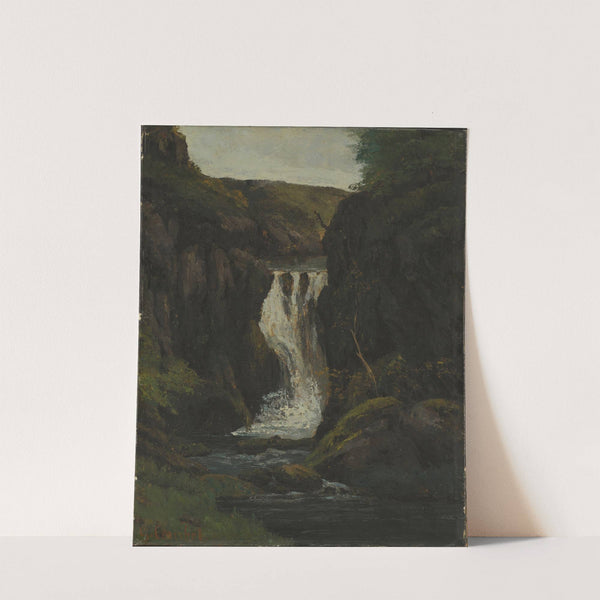 The Cascade by Gustave Courbet