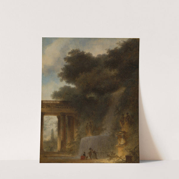 The Cascade (ca. 1775) by Jean-Honoré Fragonard