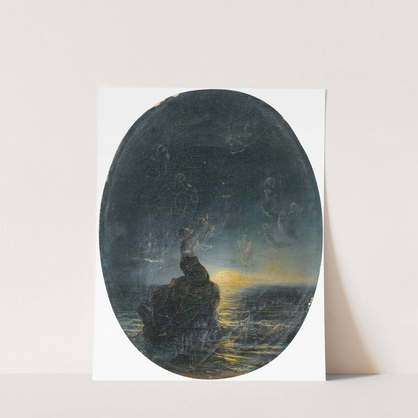 The castaway by Théodore Gudin
