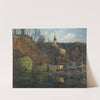 The Castle Pond in Tharandt by Georg Lemm