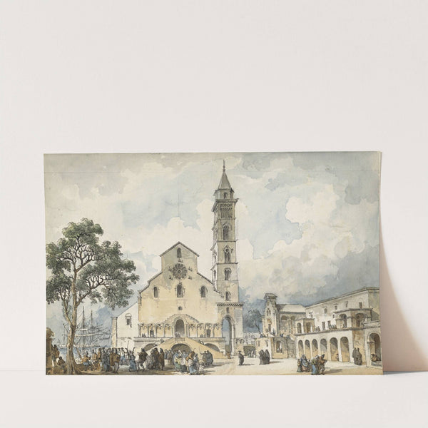 The Cathedral at Trani by Louis Jean Desprez