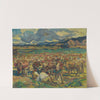 The Cattle Market in Heľpa by Gustáv Mallý