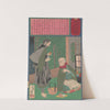 The Celebrated Dealer Nishimura Exposing an Art Forger by Tsukioka Yoshitoshi