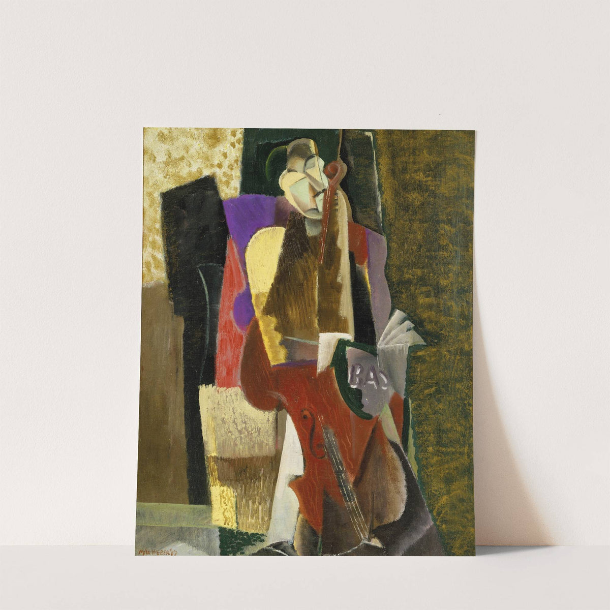The Cellist by Max Weber