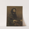 The Cellist (Self-portrait) (1847) by Gustave Courbet