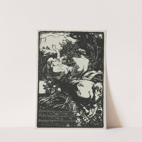 The Centaur (1896) by Auguste Louis Lepère