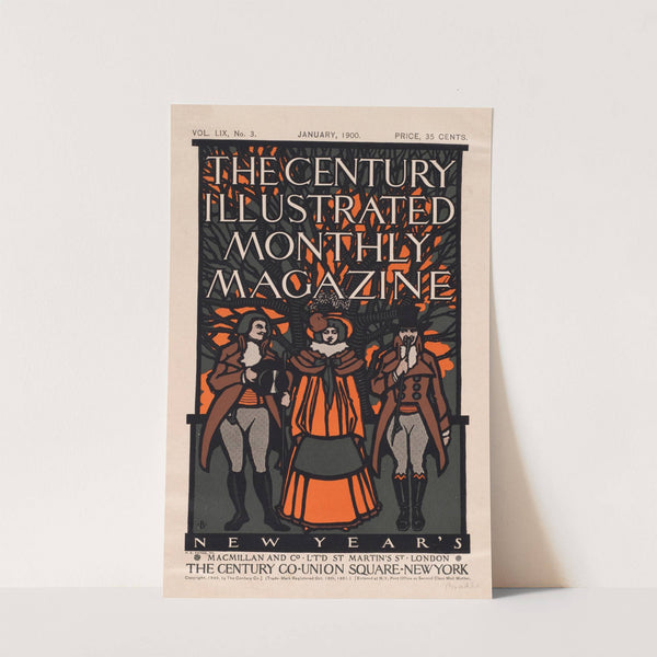 The century illustrated monthly magazine, New Year&#039;s by Will Bradley