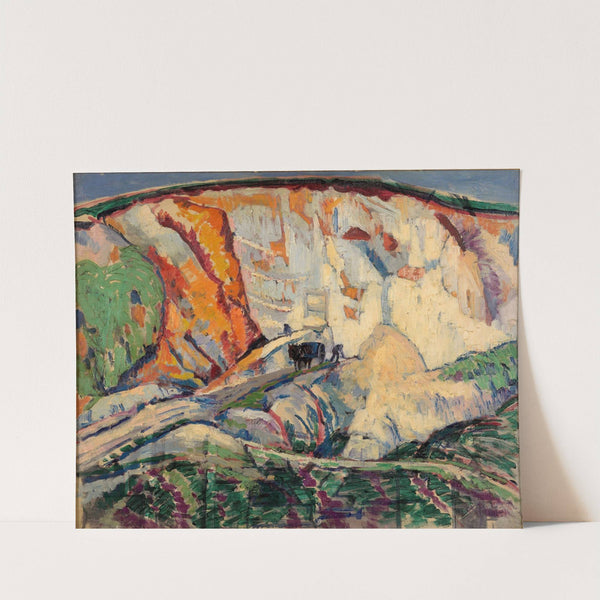 The chalk cliff by Frederick Porter