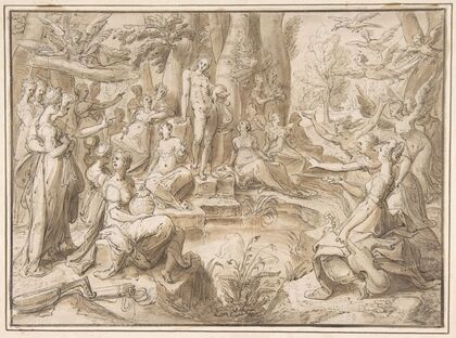 The Challenge of the Pierides, from Ovid’s Metamorphosis (Book V; 294-678) (16th–17th century)