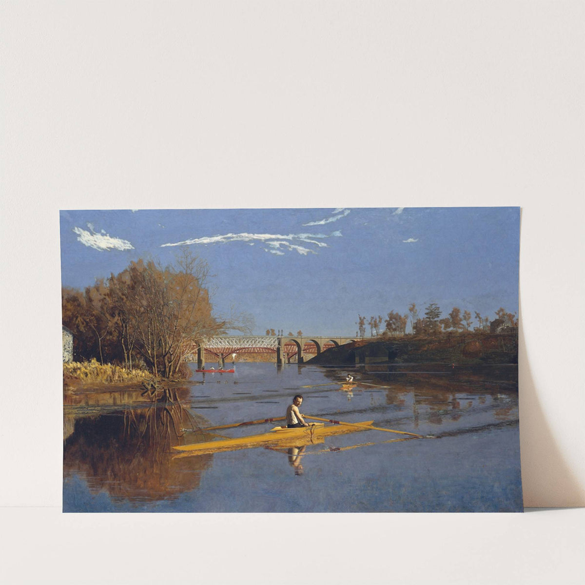 The Champion Single Sculls (Max Schmitt in a Single Scull) by Thomas Eakins