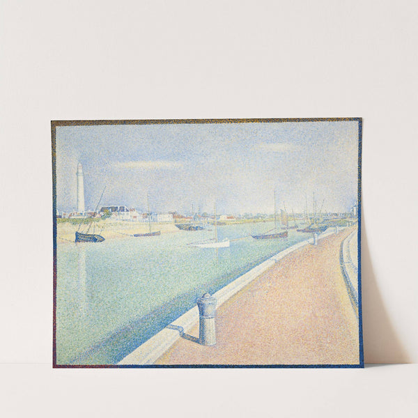 The Channel of Gravelines, Petit Fort Philippe (1890) by Georges Seurat