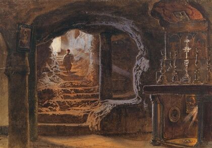 The Chapel Of The Milk Grotto In Bethlehem