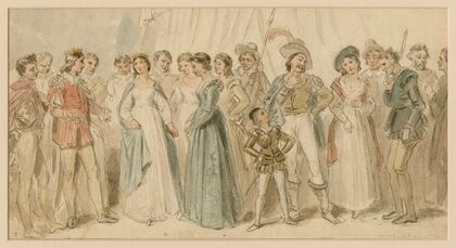 The characters of three Shakespeare Comedies