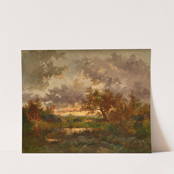 The Charcoal Burner’s Hut by Théodore Rousseau