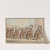 The Charleys in grief or the funeral of the city watch boxe’s. (1829) by William Heath